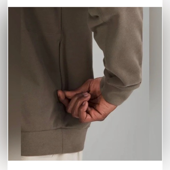 NWT!Mens Lululemon French Terry Oversized Half zip - Picture 5 of 8